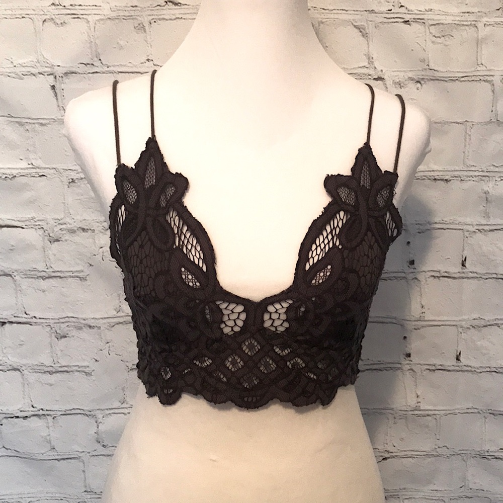 FP One Free People Adella Bralette - dark …